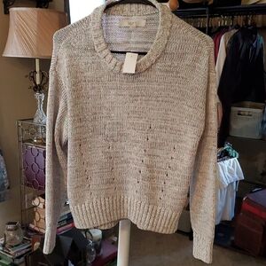 NWT LOFT Women's Speckled Pastel Knit Sweater  XS